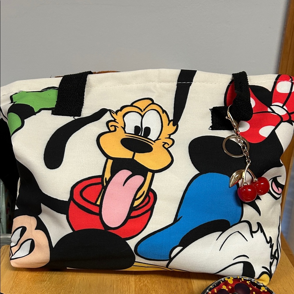 Disney Character Tote Bag - Black, White, Red, Blue 18 pc set